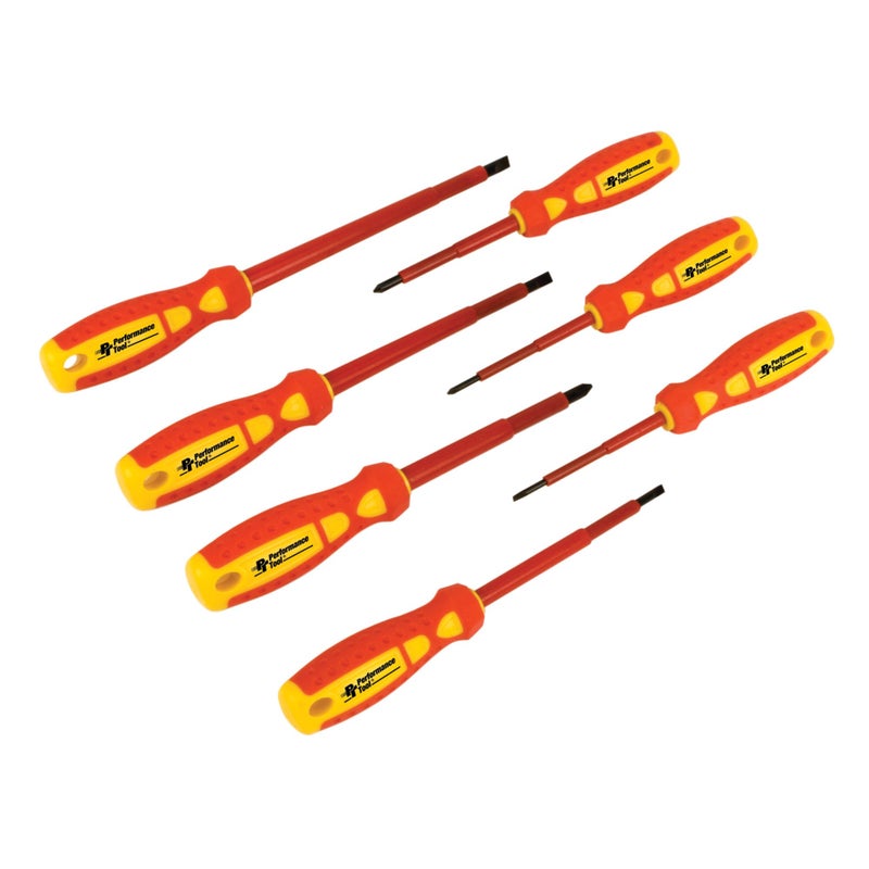 Performance Tool W30897 Electrical Screwdriver Set, 7-Piece - Image 1